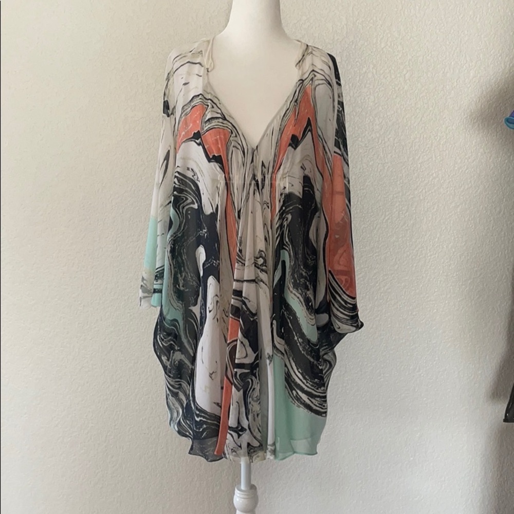 Diane Avon Furstenberg multi color dress